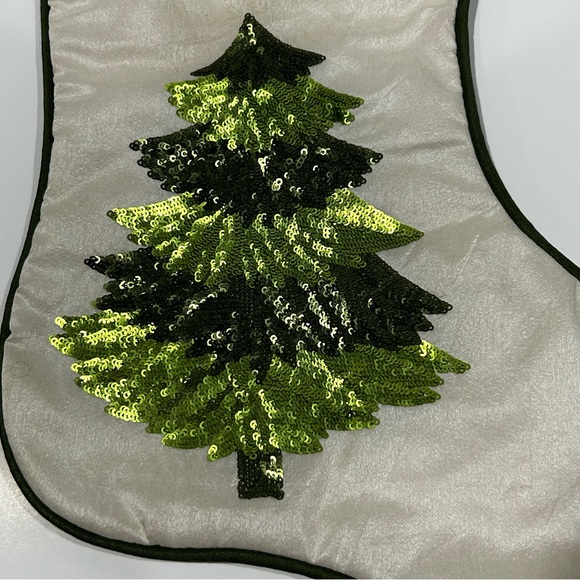 Christmas Stocking with Sequins - Picture 2 of 9